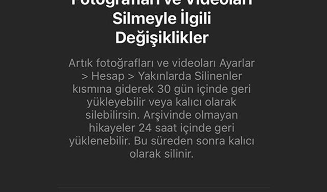 Instagram'da silinen fotoğrafları geri yükleme nasıl yapılır? Yakınlarda Silinenler özelliği nedir? Instagram silinenleri kurtarma