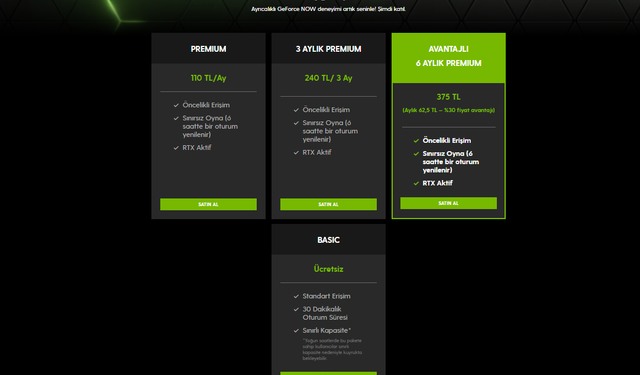 GeForce Now'ın en ucuz iki paketi kaldırıldı!