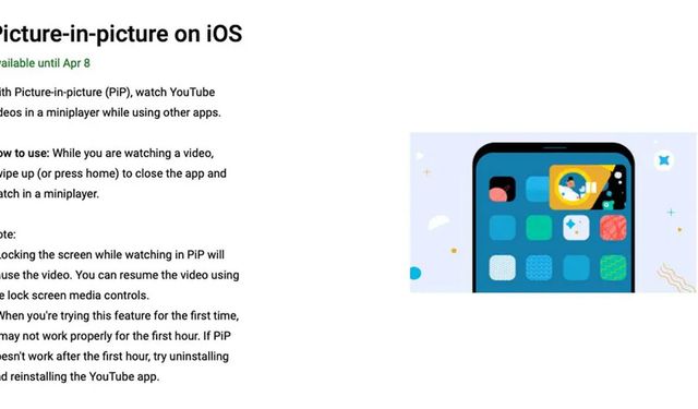 iPhone kullanıcıları için sevilen YouTube özelliği sonunda geliyor!