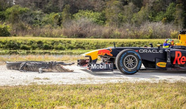 Checo'nun F1 aracıyla Miami GP'sine gidişini anlatan muhteşem tanıtım - VİDEO