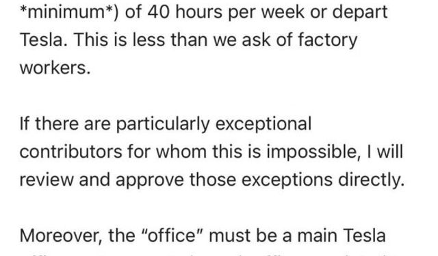 Elon Musk, Tesla çalışanlarına rest çekti! Haftada 40 saat ofis zorunluluğu