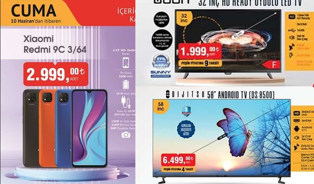 10 Haziran BİM aktüel teknoloji ürünleri! Redmi telefon ve daha fazlası