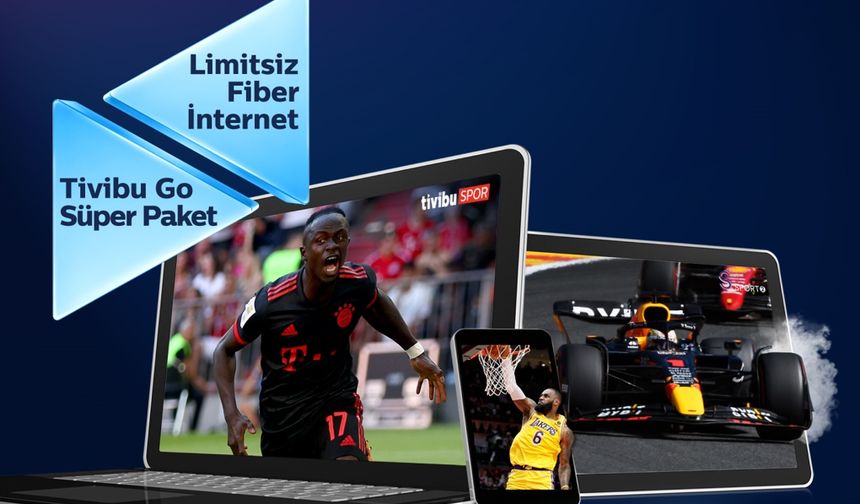 Türk Telekom’dan sporseverlere özel limitsiz fiber internet ve Tivibu Go kampanyası