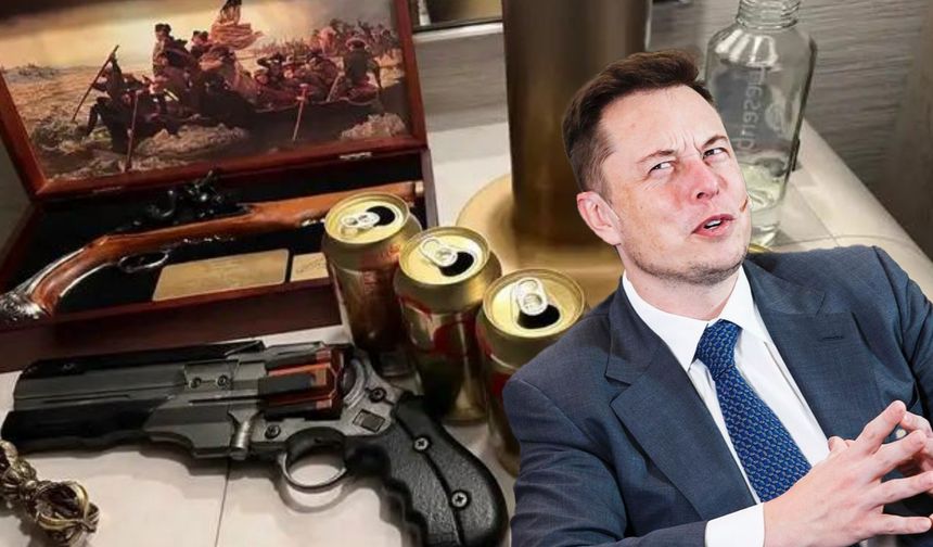 Su uyur düşman uyumaz: Elon Musk, yatağının başucundaki silahlarıyla göz boyadı!
