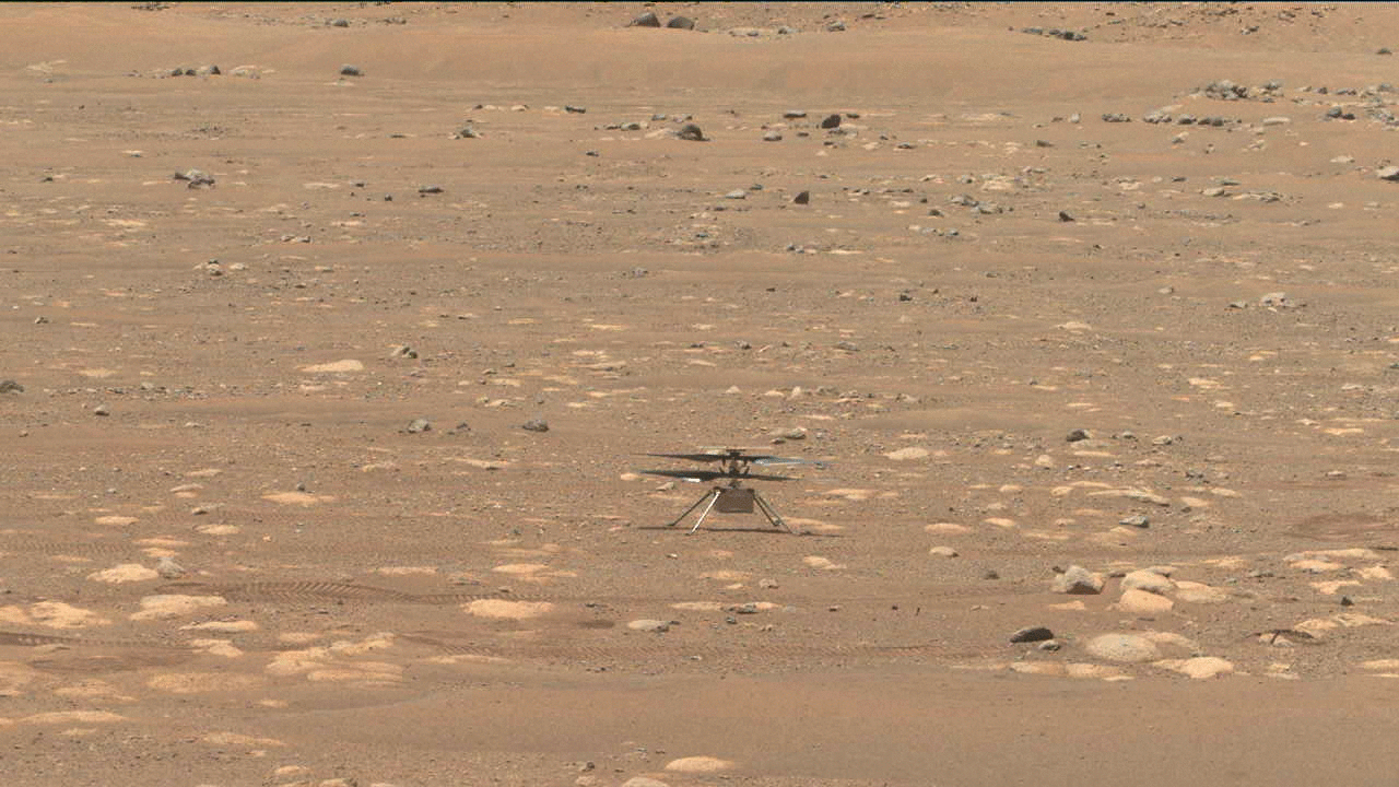 Mars helikopteri Ingenuity ilk kez havalandı!